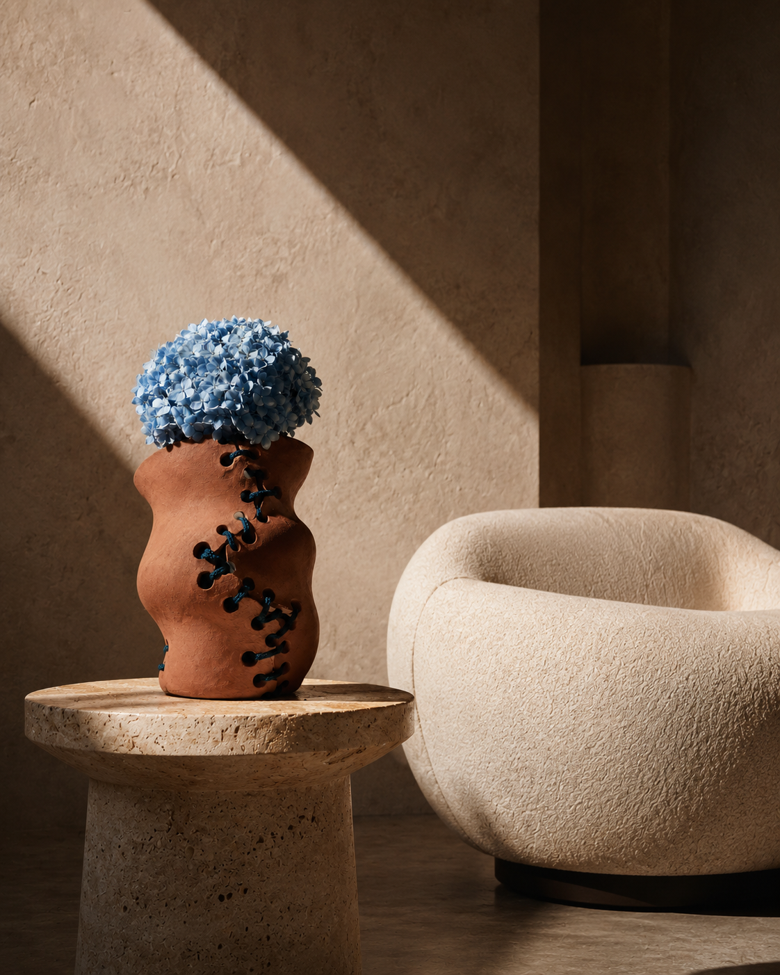 Walnut Veil, installation view